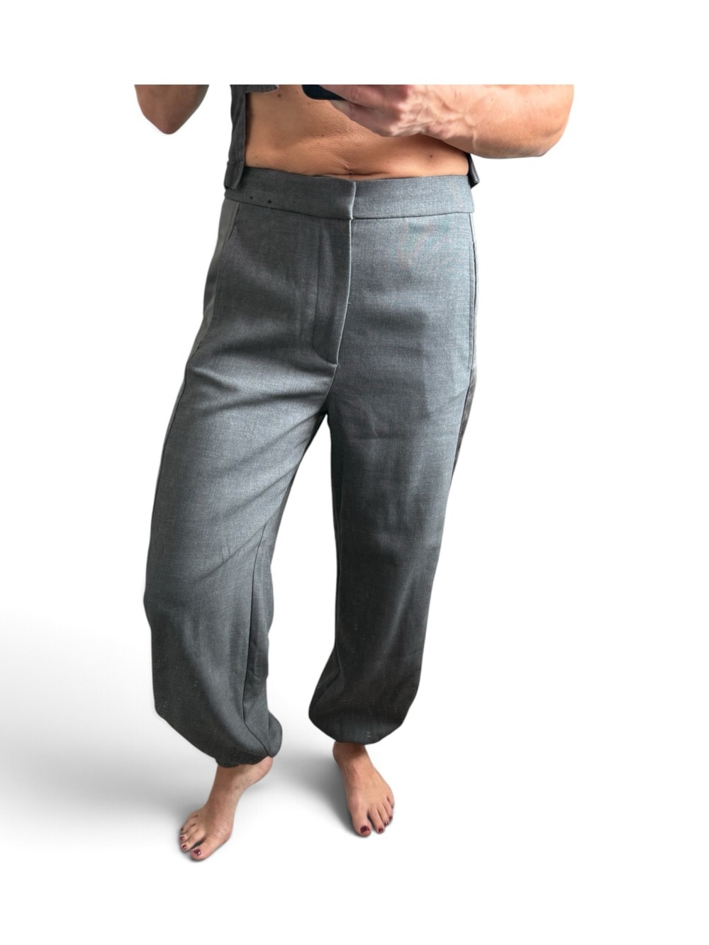 Abercrombie and Fitch Gray - Silver Women’s Dress balloon pants